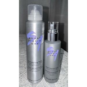 Monat Studio One LOT Dry Texturizing Spray Rejuveniqe + Heat Protectant 4.6 4.5